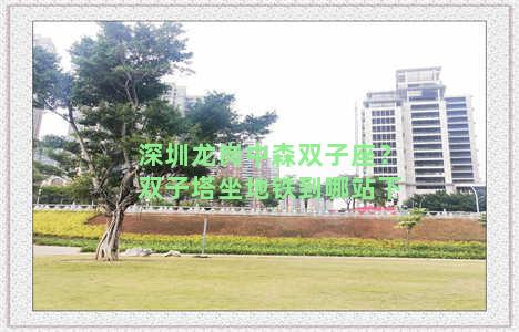 深圳龙岗中森双子座？双子塔坐地铁到哪站下